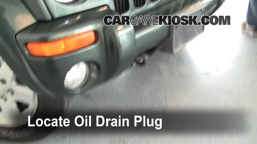2002 Jeep Liberty Limited 3.7L V6 Aceite Cambiar aceite y filtro de aceite